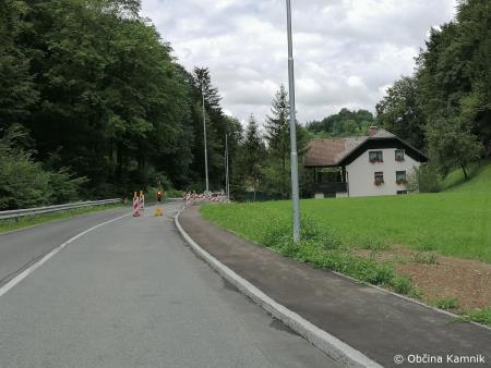 Izgradnja pločnika Soteska-Poreber (1)